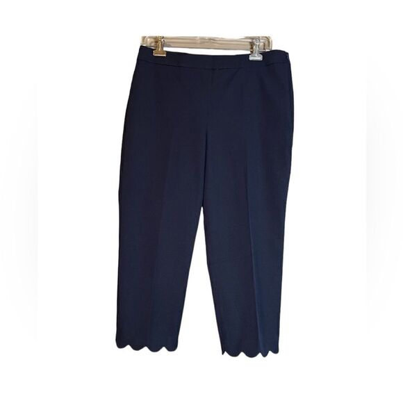 NWT! Talbots navy Chatham crop pants - Picture 1 of 8